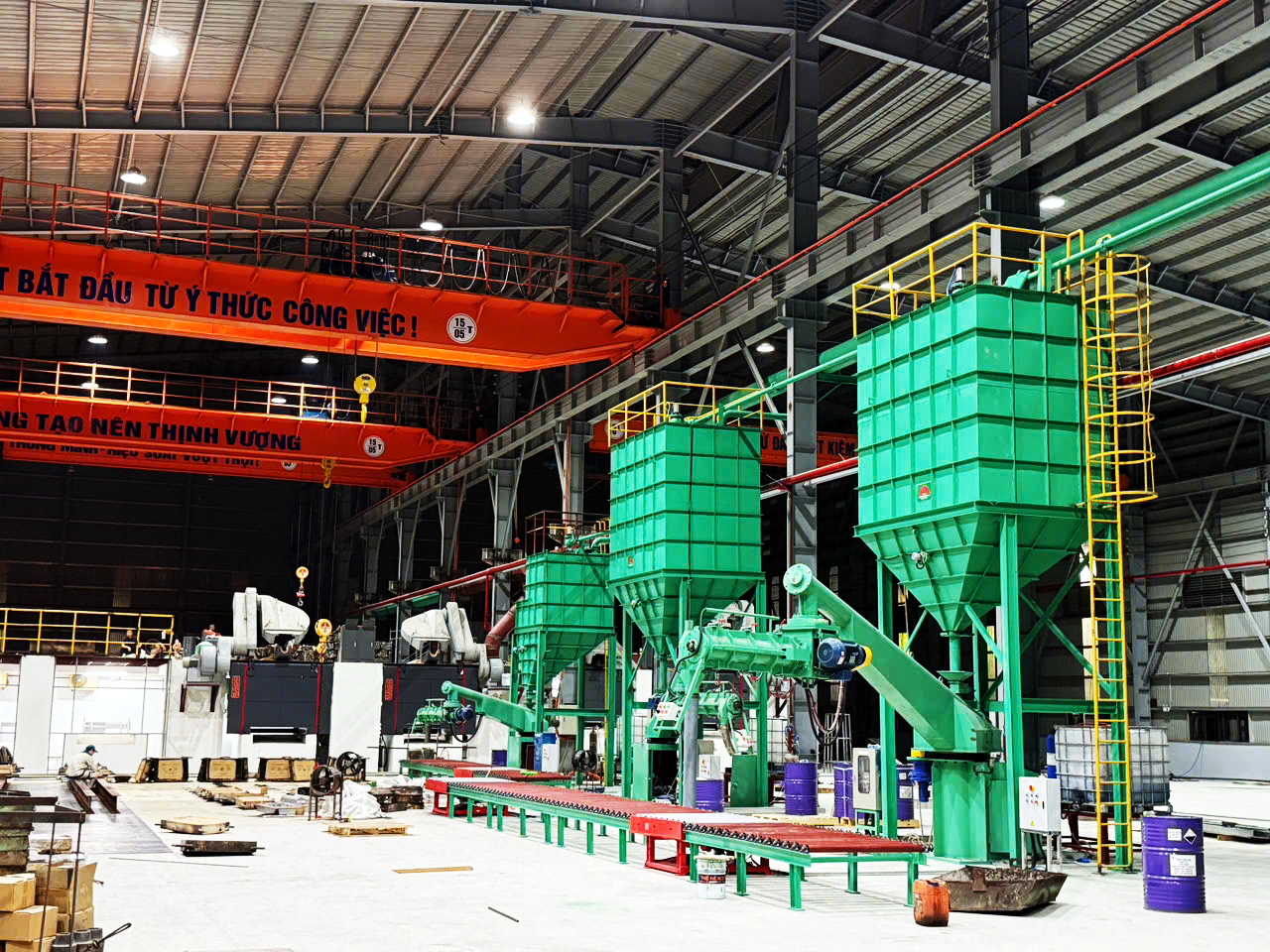 Hình ảnh hoạt động sx cơ khí đúc Toàn Thắng